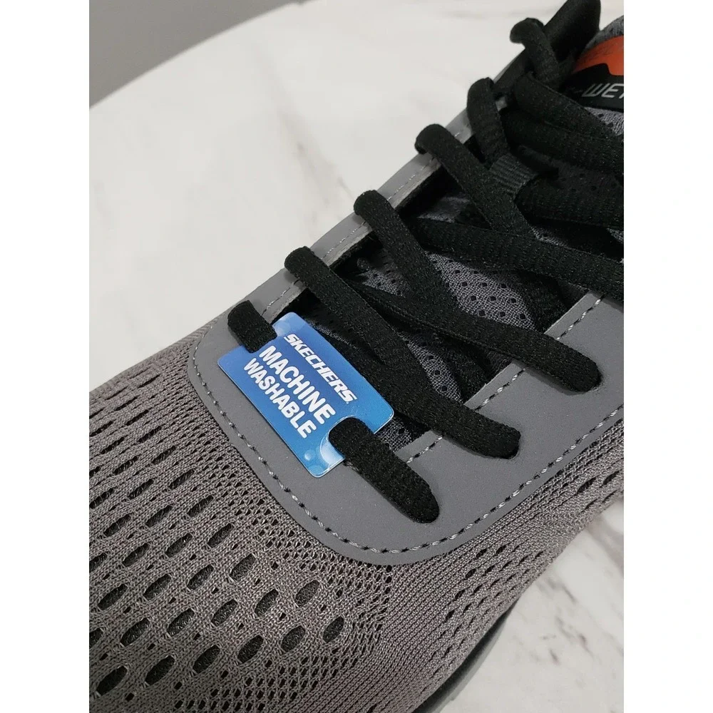 NEW NO BOX SIZE 8.5 Skechers Lace Up Shoe For Men Track Leshur athletic sneakers